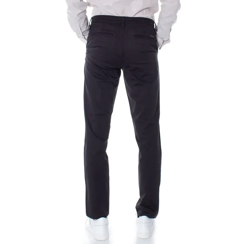 Jack and Jones Herren-Baumwollhose, Schwarz, Normale Passform