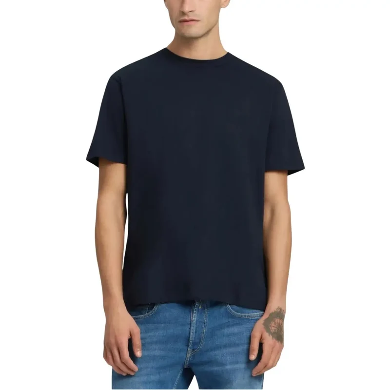 Replay Herren Schwarz Rundhals Kurzarm T-Shirt M3097
