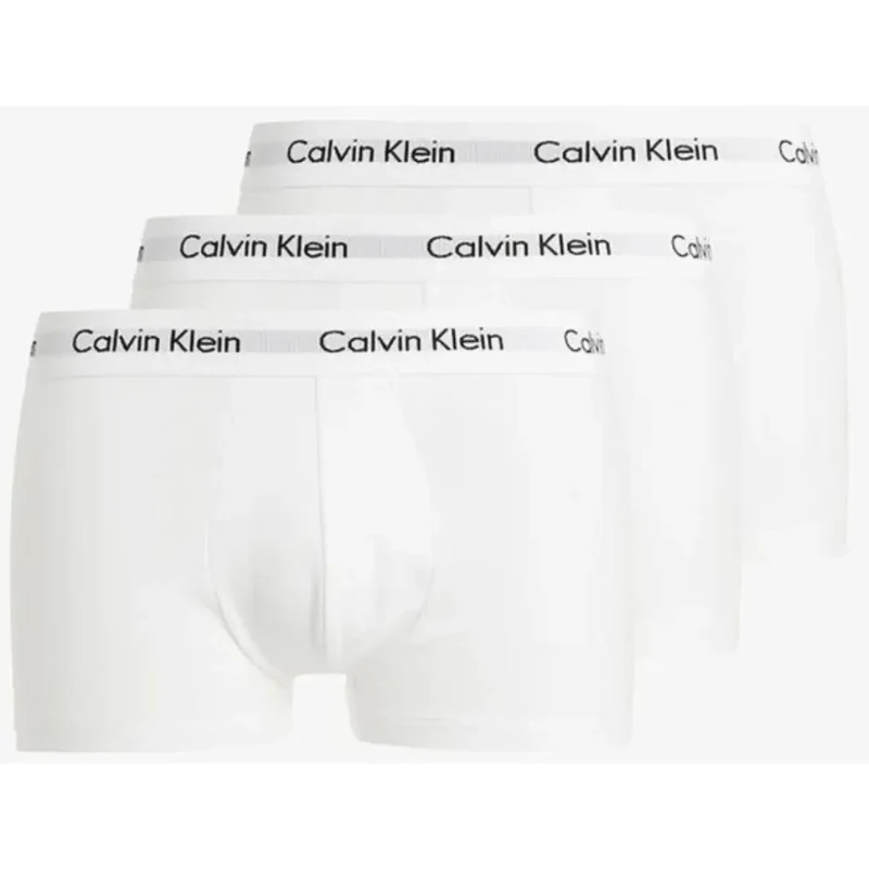 Calvin Klein Herren Unterwäsche Schwarz Print Baumwolle Elastan S
