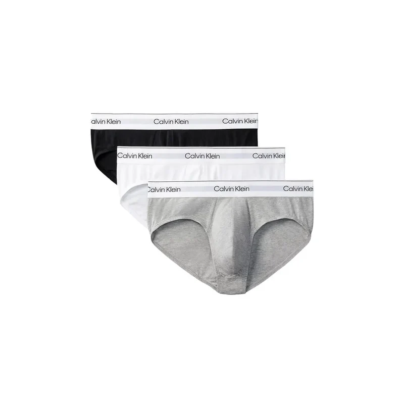 Calvin Klein Herren Unterwäsche Grau Baumwolle Lycra NB3962A