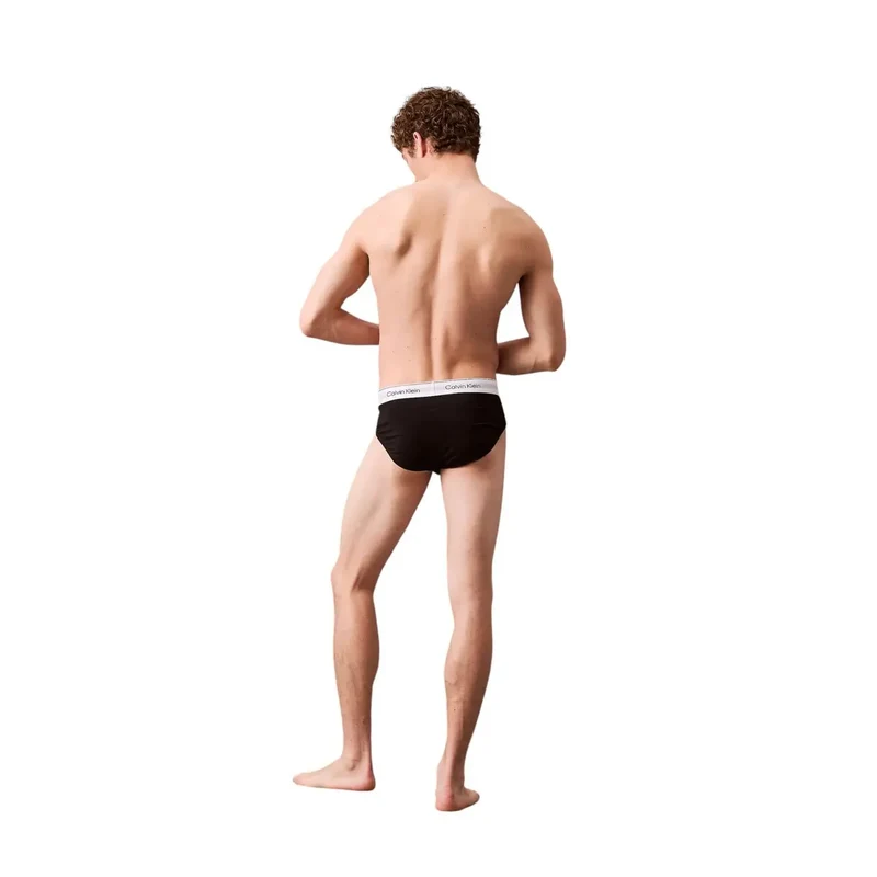 Calvin Klein Herren Unterwäsche Grau Baumwolle Lycra NB3962A