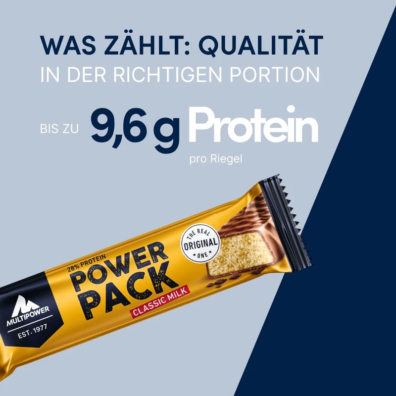 Karton Power Pack CLASSIC MILK Proteinriegel (24x35g)