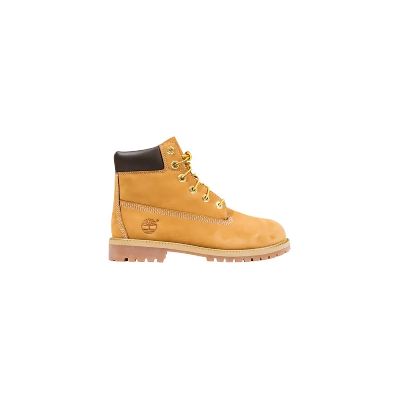 Timberland Damen-Leder-Ankle-Tops Boots Beige Schnürschuhe