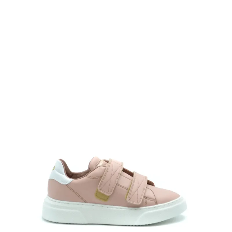 Philippe Damenmodell aus rosa Leder Sneakers
