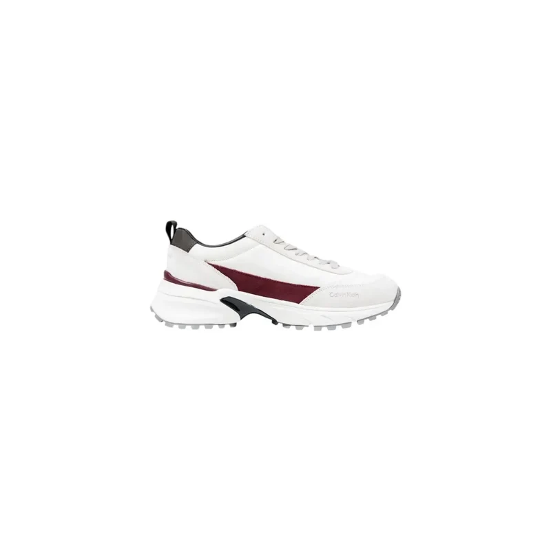 Calvin Klein Damen Weiß Wildleder Sneakers