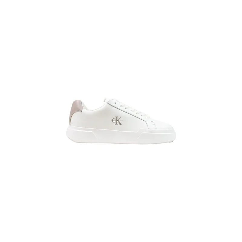 Calvin Klein Jeans Herren-Sneaker aus weißem Leder für Herbst/Winter