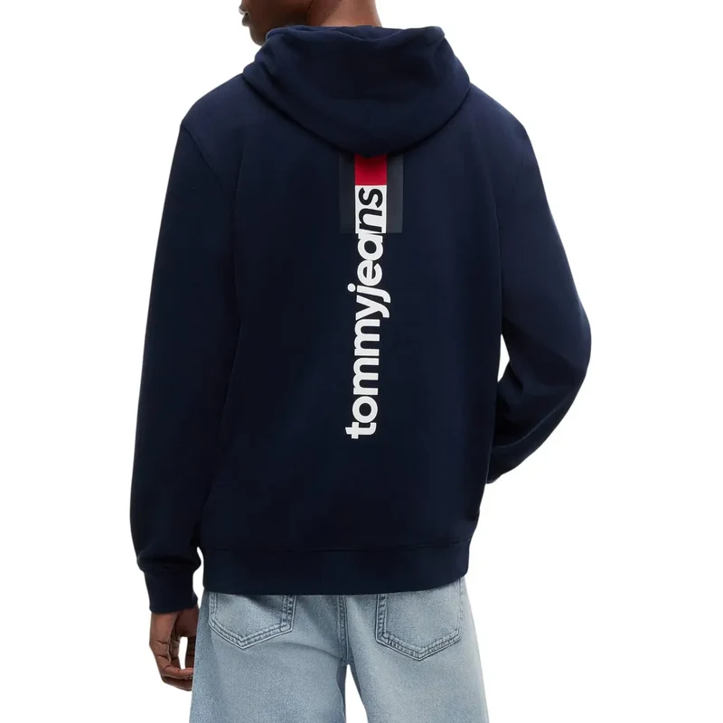 Tommy Hilfiger Jeans Herren-Blouson aus Bio-Baumwolle in Blau