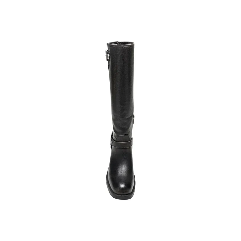 Guess Frauen Boots Schwarze Polyurethan-Winterschuhe