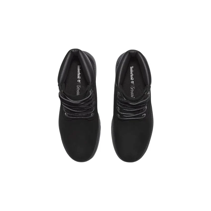 Timberland Damen Leder Boots Schwarz, wasserdicht