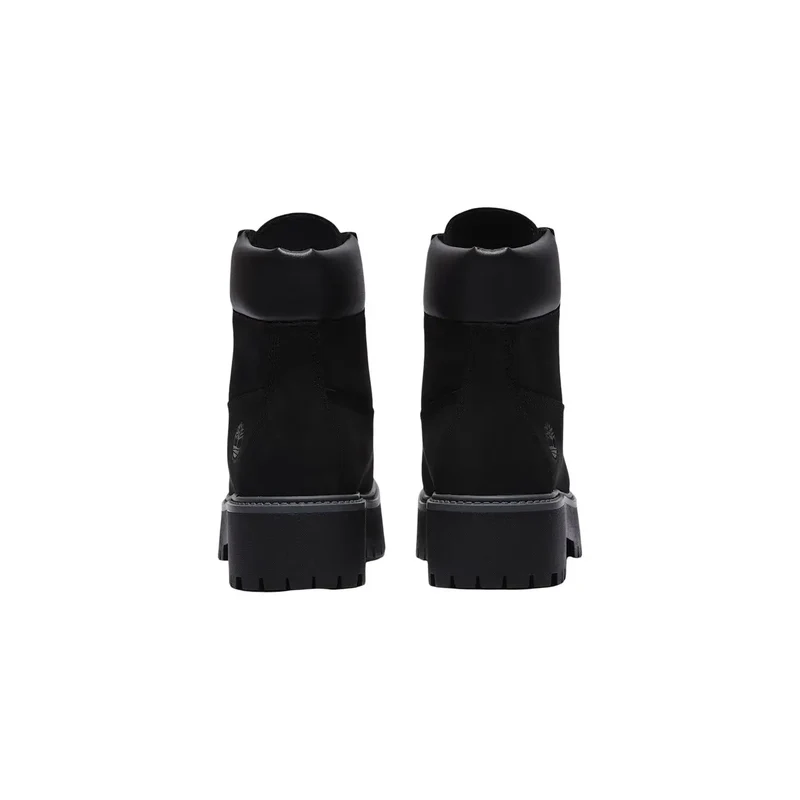 Timberland Damen Leder Boots Schwarz, wasserdicht