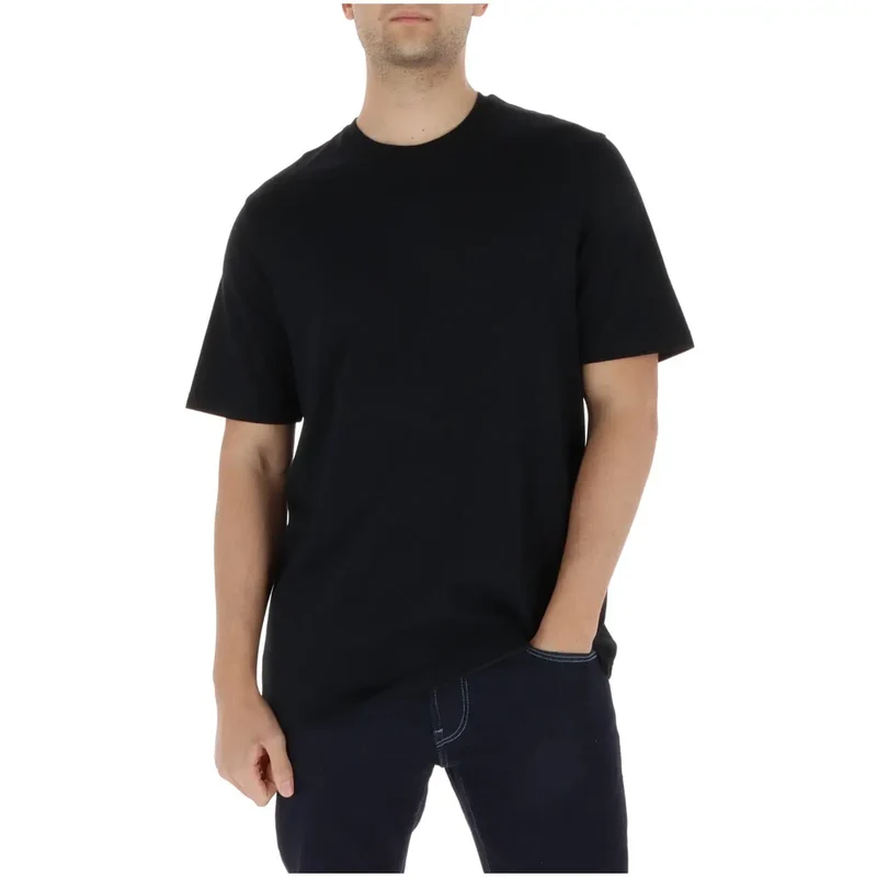 Lyle and Scott Herren T-Shirt Schwarz Baumwolle Elastan TS2328V