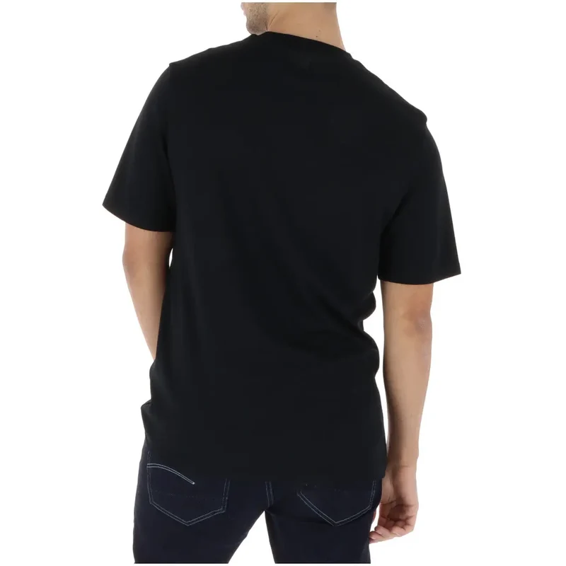 Lyle and Scott Herren T-Shirt Schwarz Baumwolle Elastan TS2328V