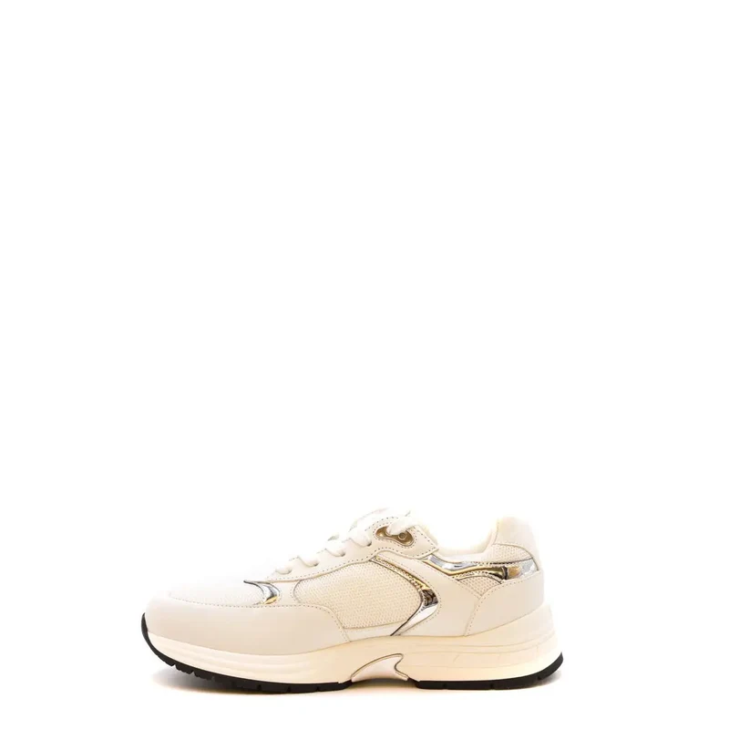 Giuseppe Zanotti Weiße Ledernylon-Slip-On-Sneaker
