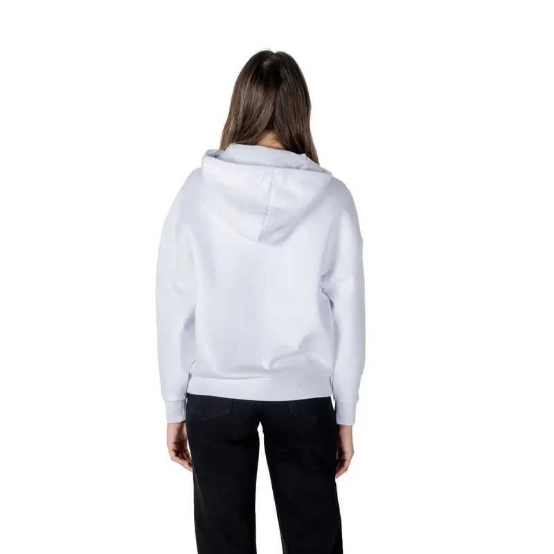 Armani Exchange Weißes Sweatshirt mit Kapuze für Frauen
