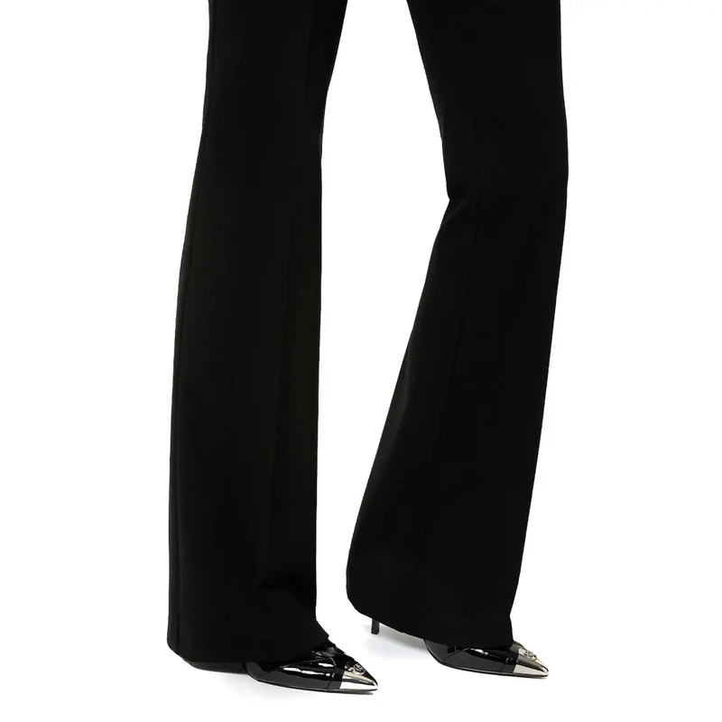PINKO Damen schwarze Viskosehose Slim Fit Herbst Winter