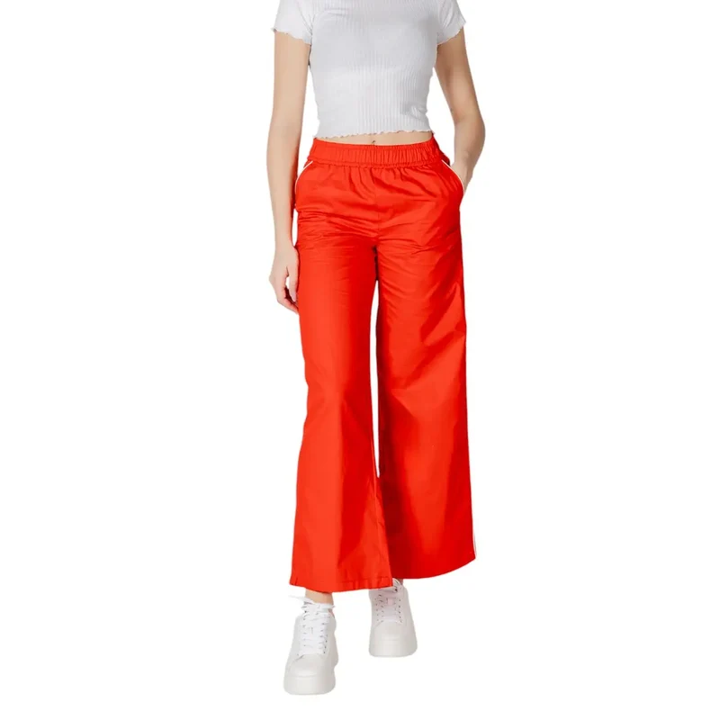 Only Damenhosen Rot aus Baumwolle für Frühling und Sommer 15344272