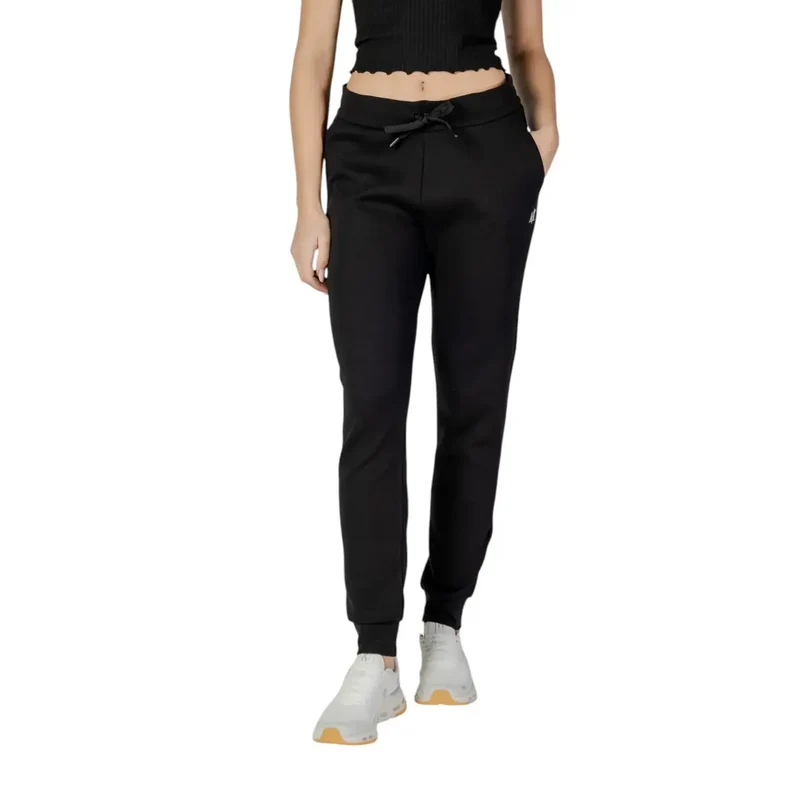 Armani Exchange Damenhose Schwarz aus Baumwolle mit Spitze