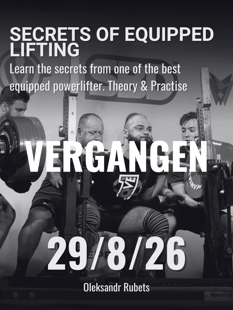 Secrets of Equipped Lifting with Oleksandr Rubets