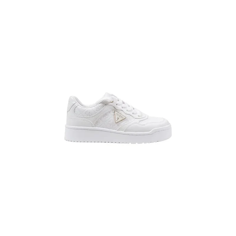 Guess Damen Weiß Polyurethan Sneakers Schnüren