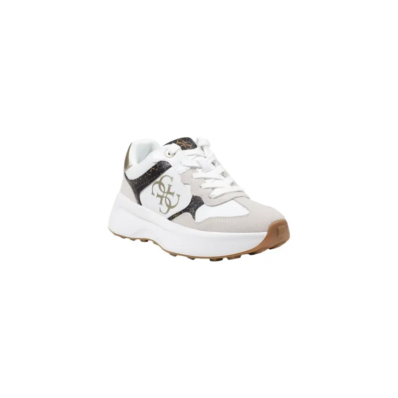 Guess Damenmode aus weißem Polyurethan Sneakers