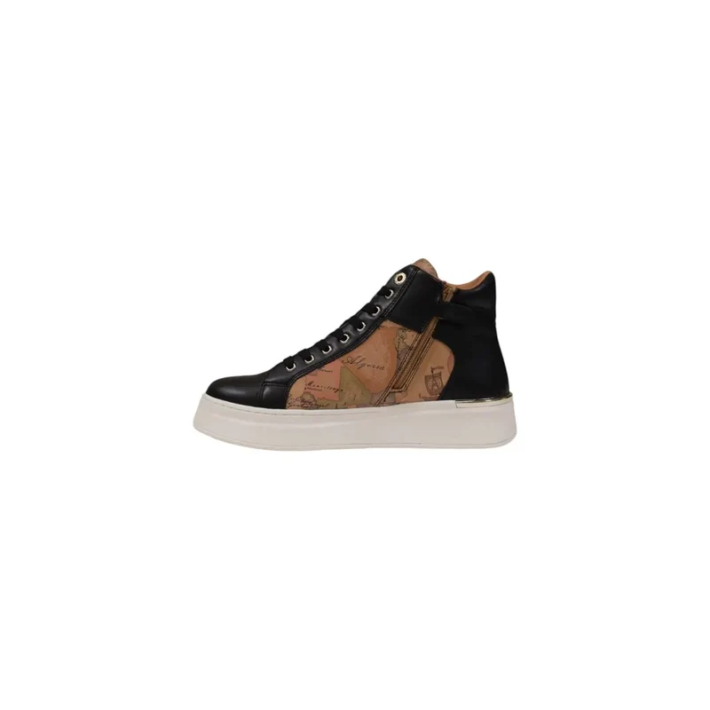 Alviero Martini Frauen Sneakers Schwarzes Polyurethan