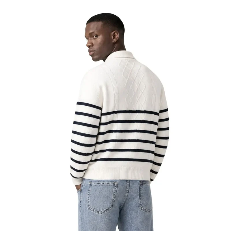 Herren-Tommy-Hilfiger-Jeans-Sweatshirt in Weiß aus Bio-Baumwolle