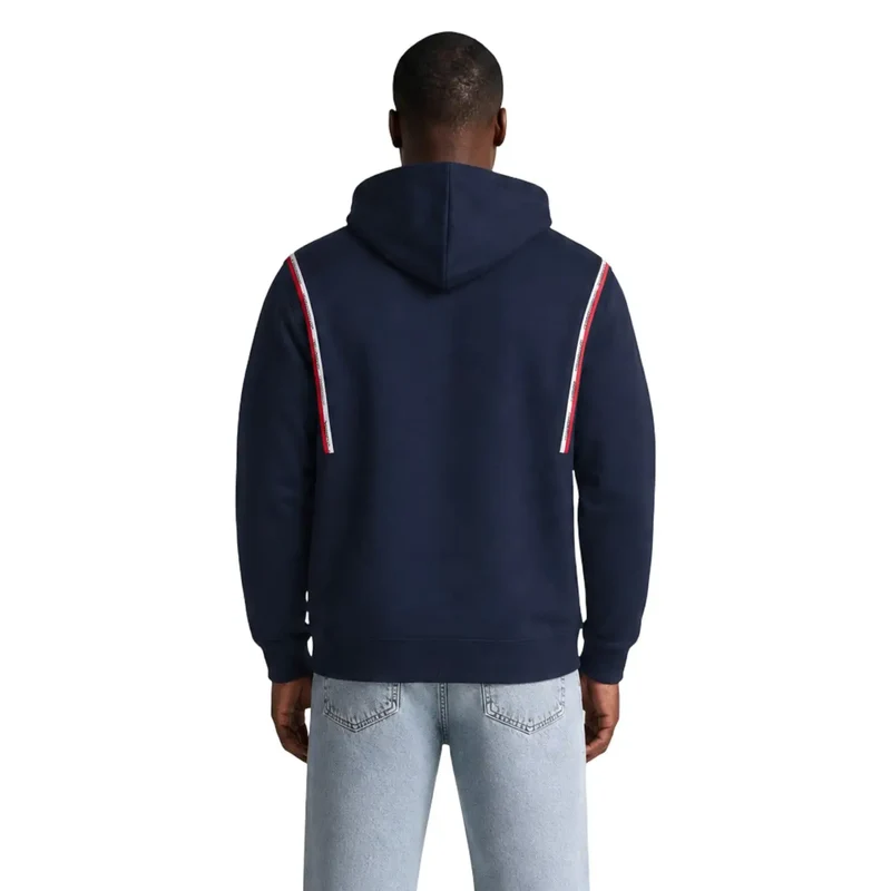 Tommy Hilfiger Jeans Herren-Blaues Hoodie aus Bio-Baumwolle