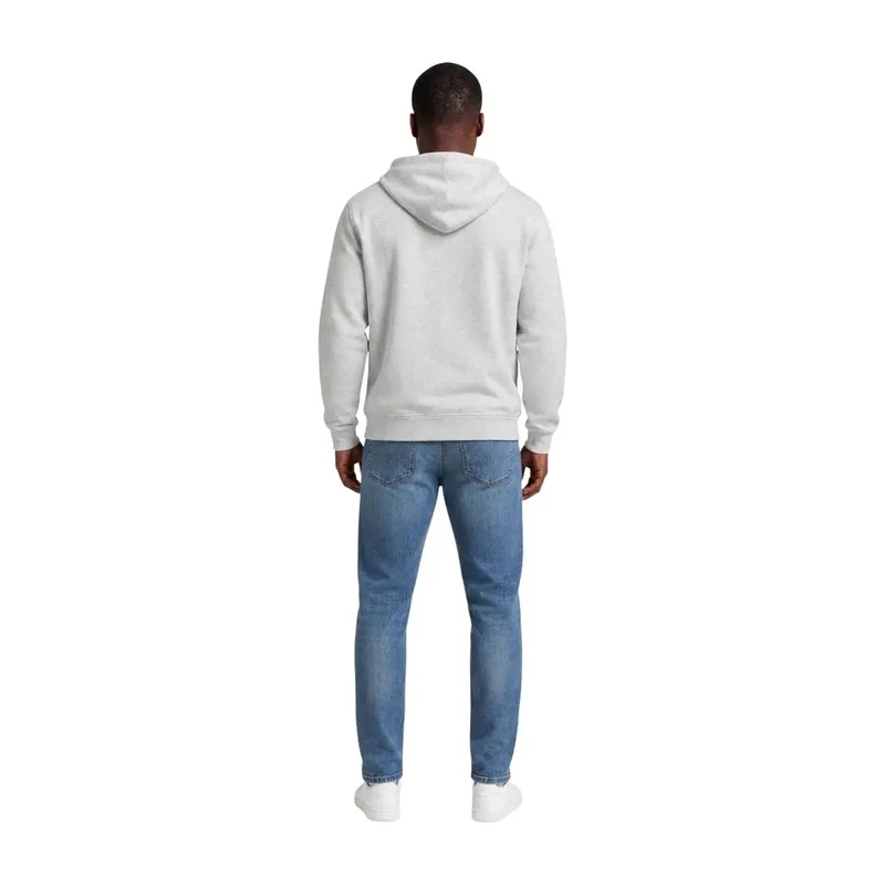 Tommy Hilfiger Jeans Herren-Grey Organic-Cotton-Hoodie