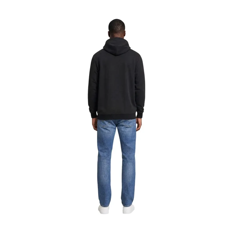 Tommy Hilfiger Jeans für Herren, schwarzer Hoodie aus Bio-Baumwolle