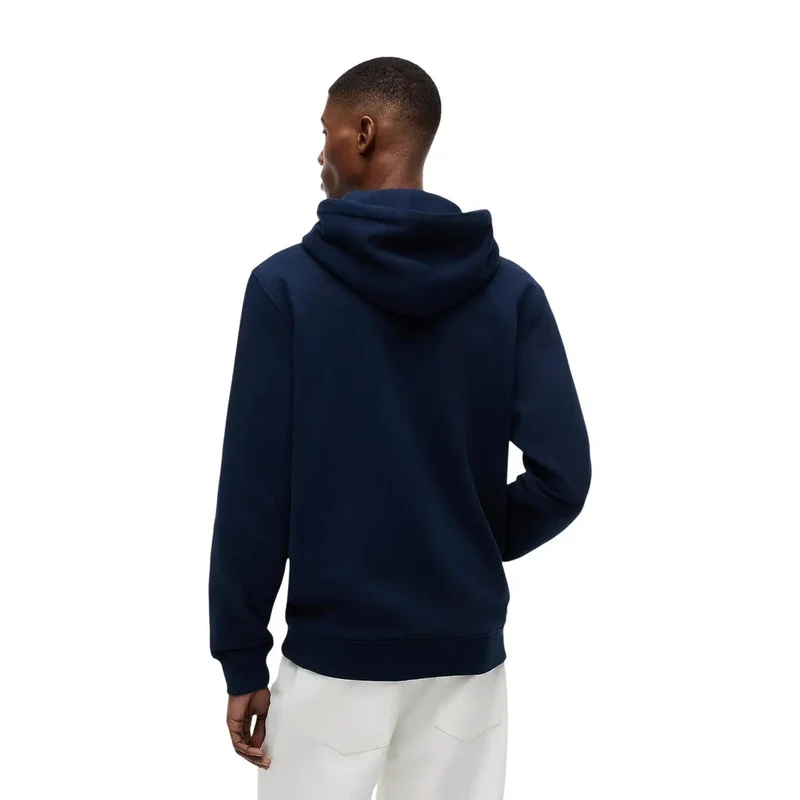 Tommy Hilfiger Herren Sweatshirt mit Kapuze aus Bio-Baumwolle in Blau