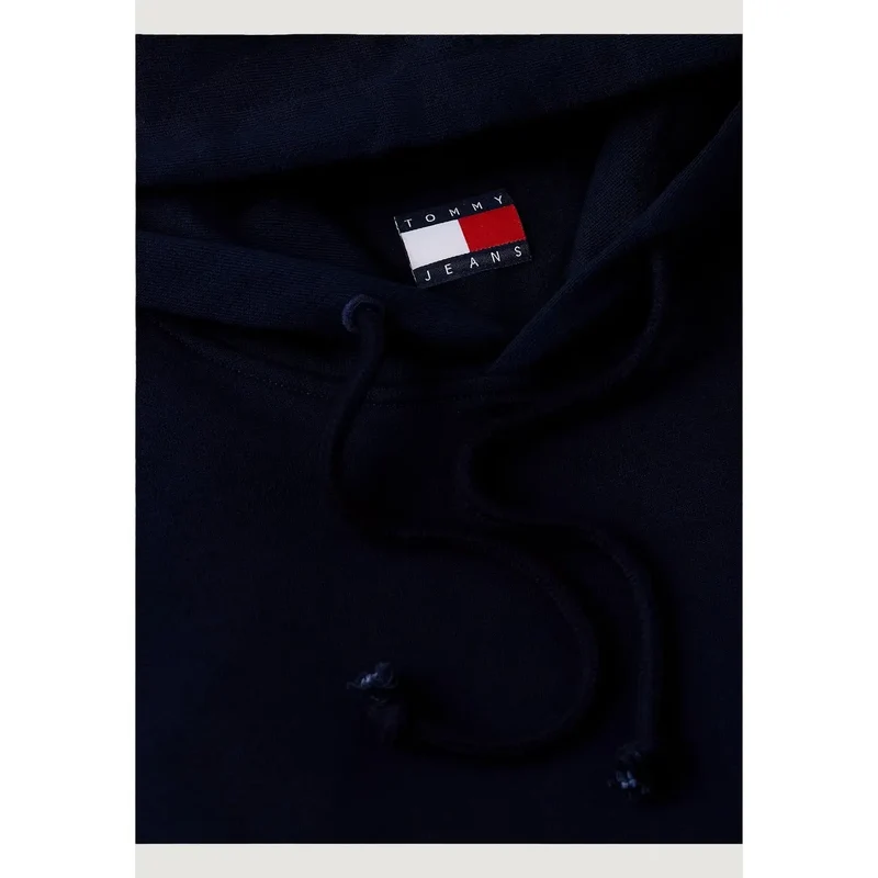 Tommy Hilfiger Herren Sweatshirt mit Kapuze aus Bio-Baumwolle in Blau