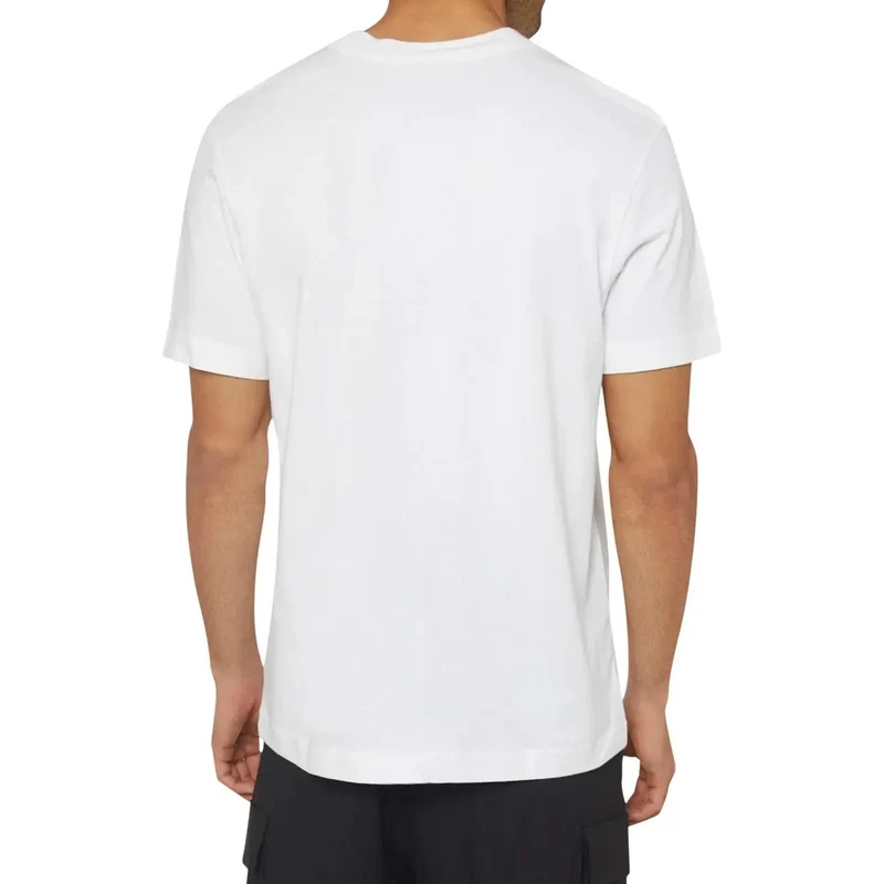 Calvin Klein Jeans Herren T-Shirt Weiß Baumwolle Kurze Ärmel S