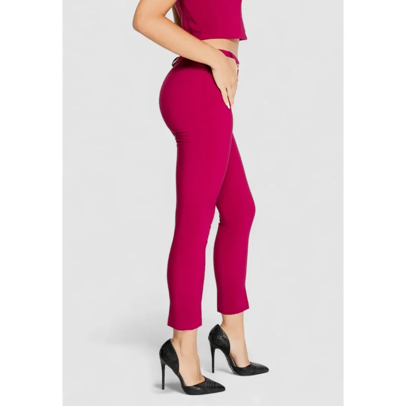 Rinascimento-Damenhosen Bordeaux-Reißverschluss aus Polyester CFC0119993003