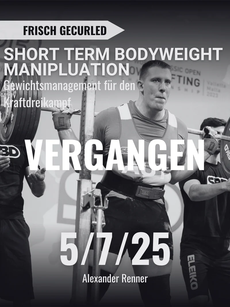 Short Term Bodyweight Manipulation