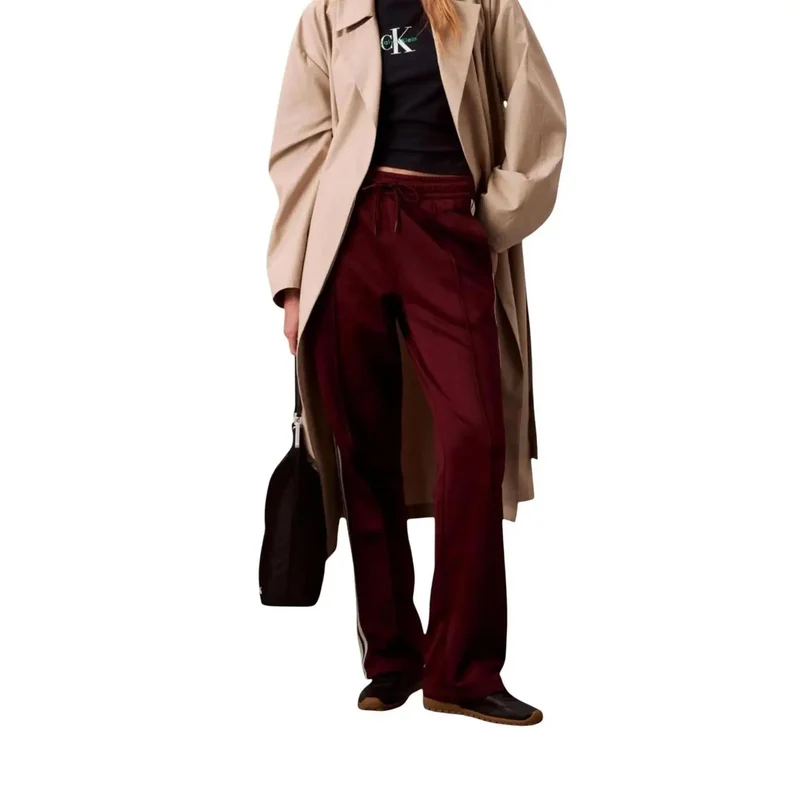 Calvin Klein Jeans Bordeaux Spitze Hose für Frauen
