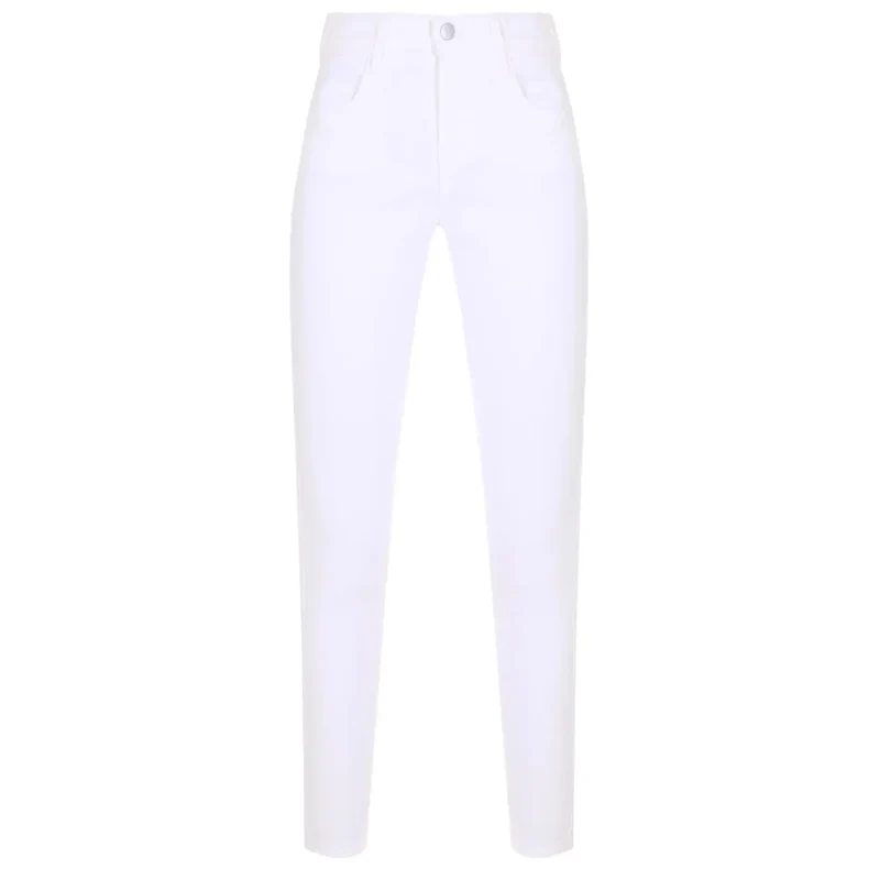 Pinko Damen Frühling Sommer Weiße Hose