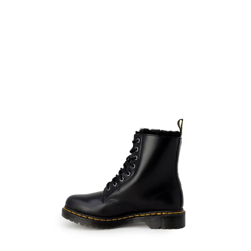 Dr. Martens Damen Schwarzes Leder Boots Herbst Winter