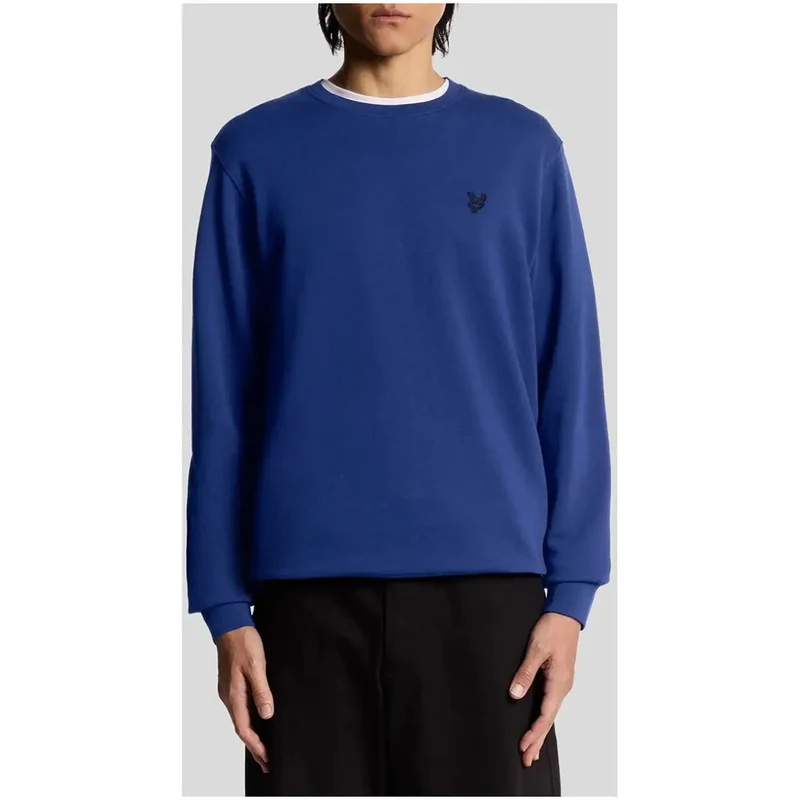 Lyle & Scott Herren Sweatshirt aus beiger Baumwolle mit Rundhalsausschnitt