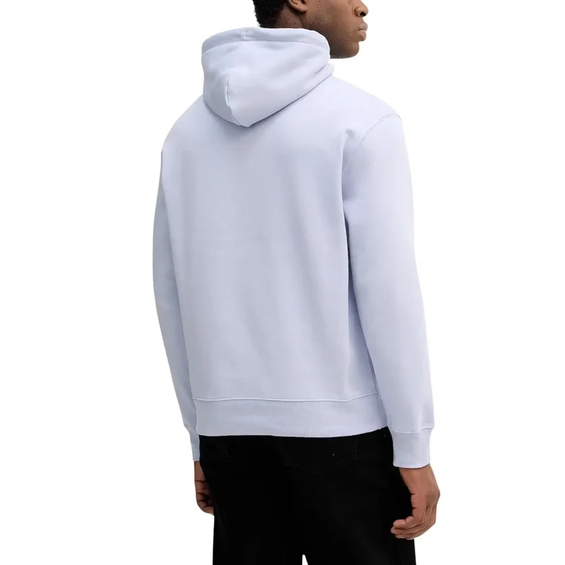 Herren Sweatshirt mit Kapuze aus Baumwolle in Flieder – Calvin Klein Jeans