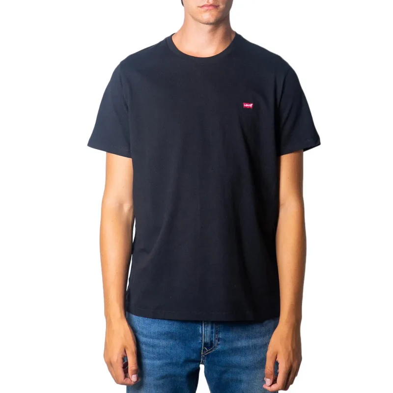 Levi’s Herren T-Shirt Weiß Rundhals Kurzarm Baumwolle