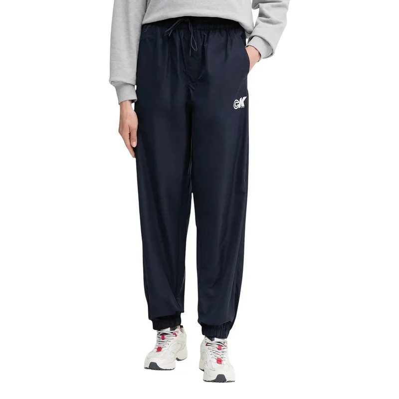 Calvin Klein Jeans Damen Blaue Polyester-Hose