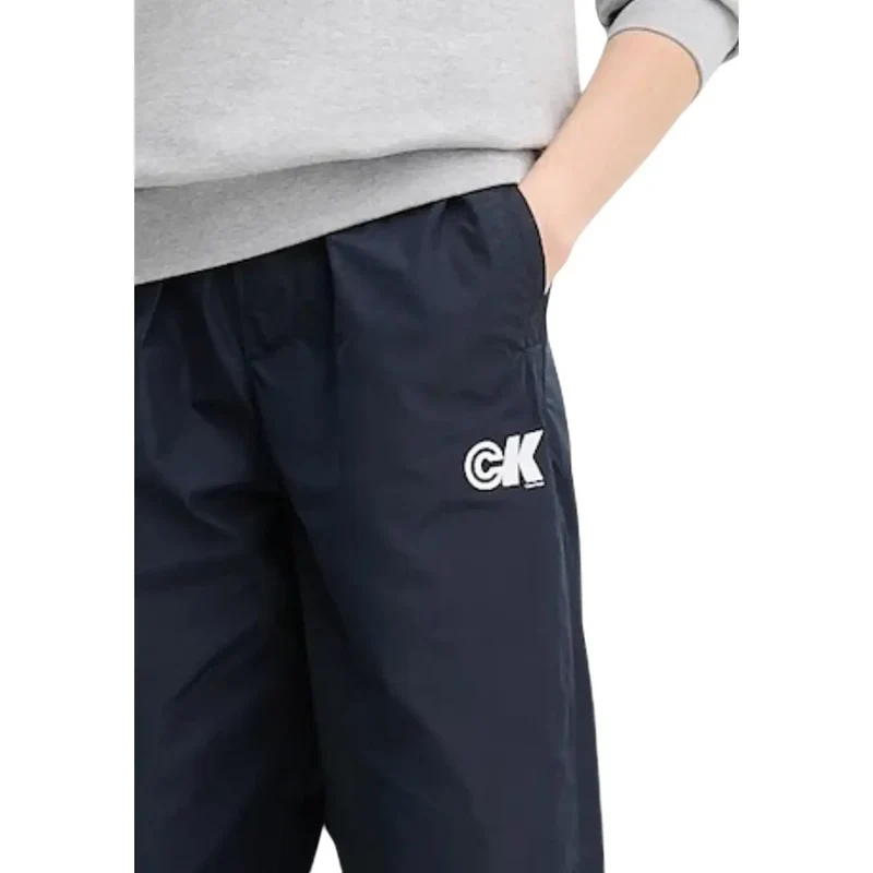 Calvin Klein Jeans Damen Blaue Polyester-Hose