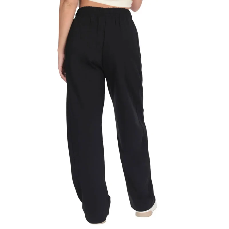 County Of Milan Damen Schwarz Baumwolle Hose mit Schnürung