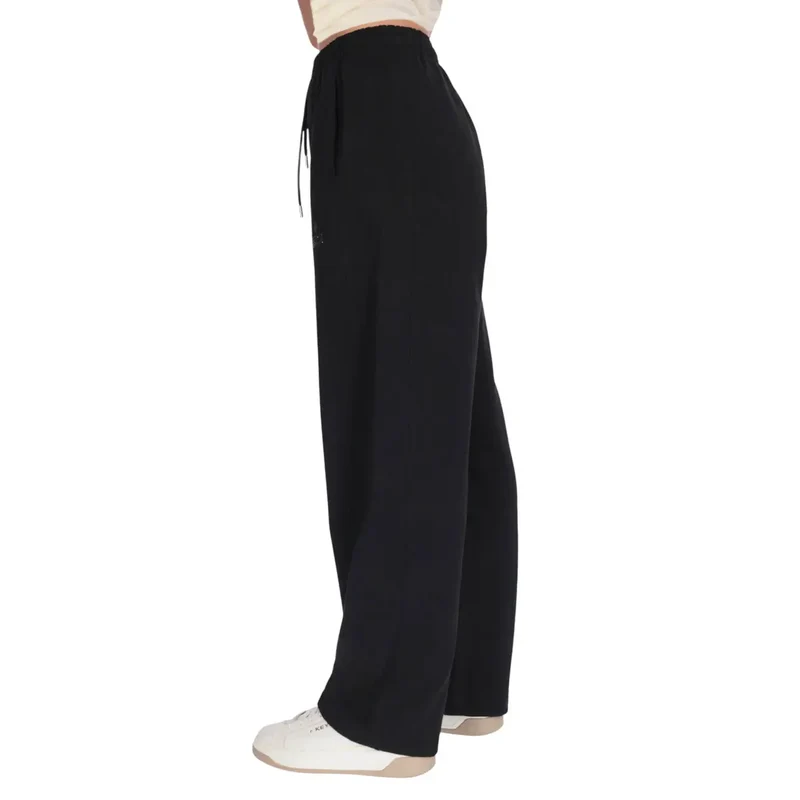 County Of Milan Damen Schwarz Baumwolle Hose mit Schnürung