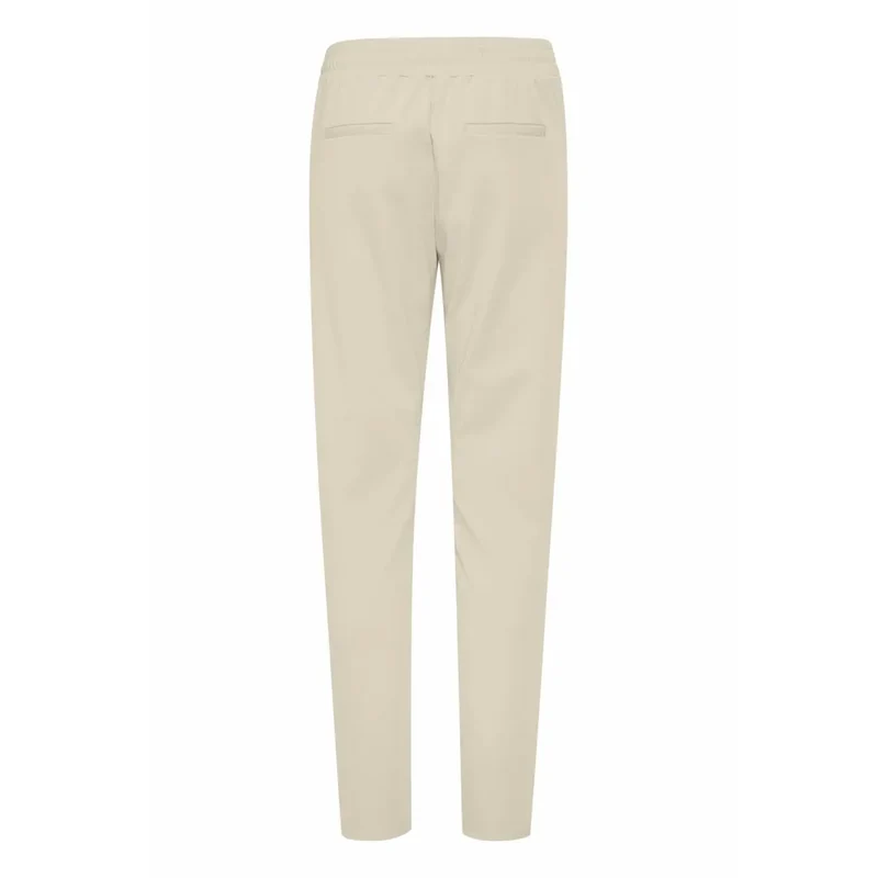 Damenhose Beige mit Spitze vorn und Fronttaschen 20105036