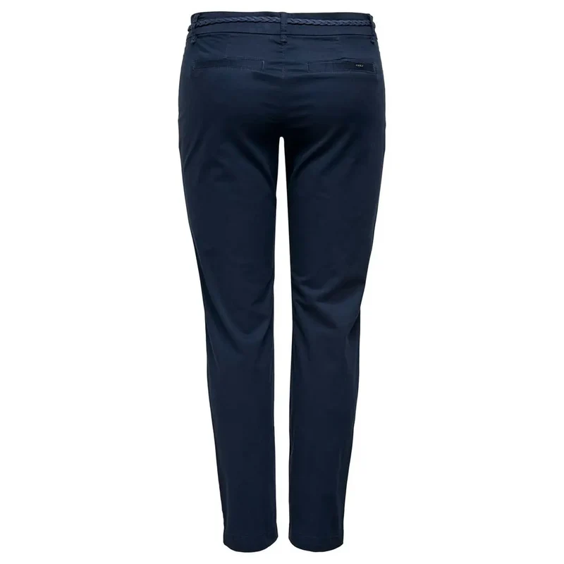 Only Damenhosen Blau Baumwolle Spitze Detail Frühling Sommer