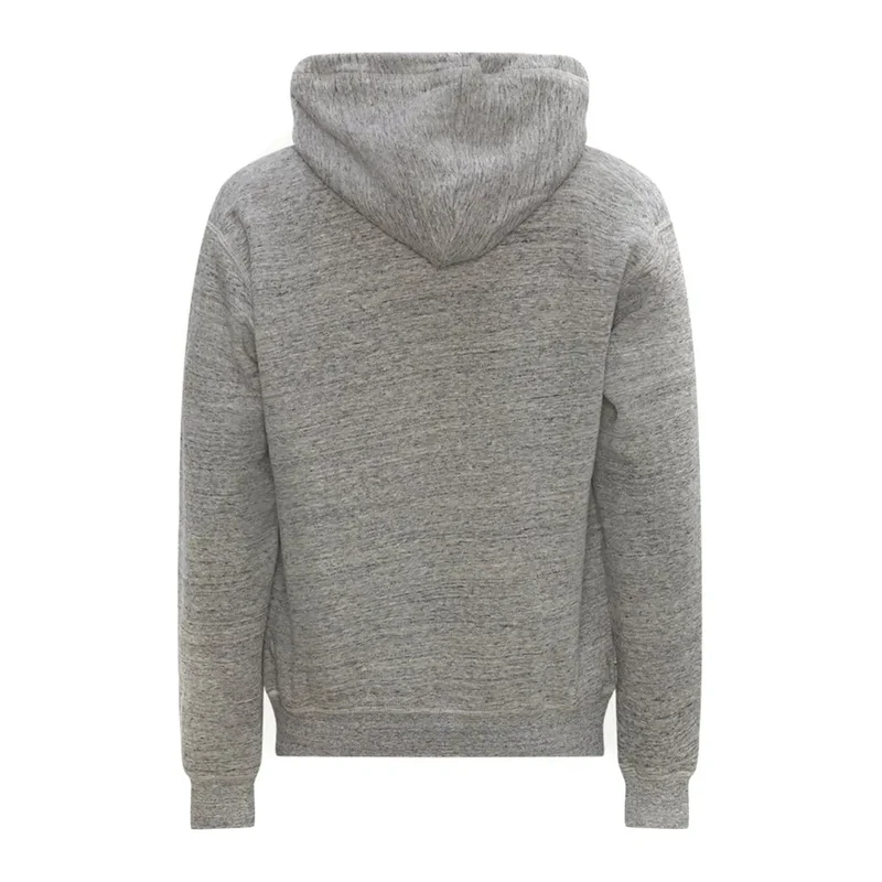 Dsquared Herren grauer Kapuzen-Baumwoll-Sweatshirt mit Rundhalsausschnitt