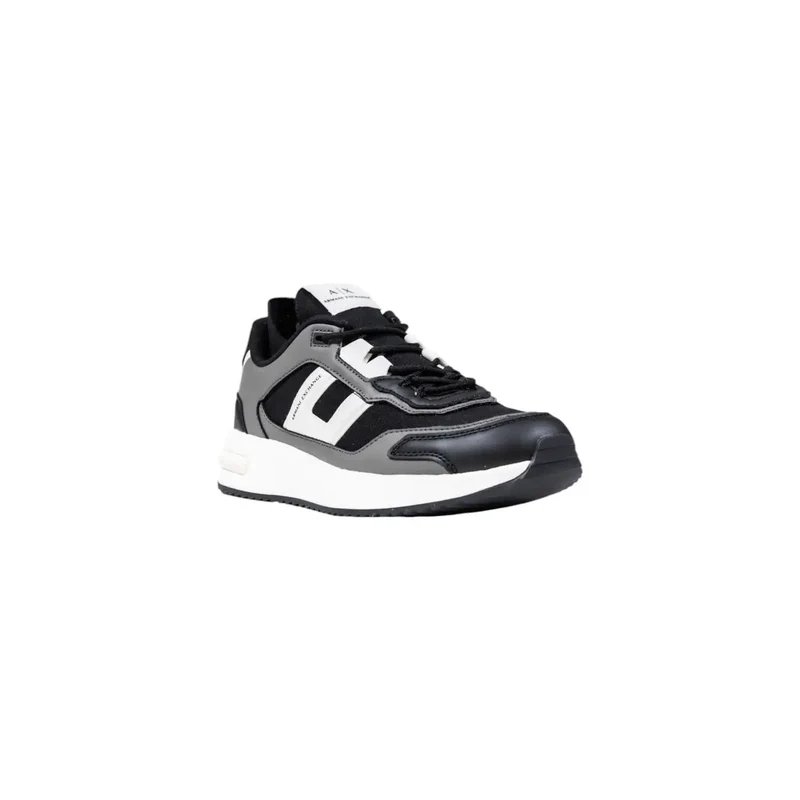 Armani Exchange Grau Polyester Sneakers für Männer