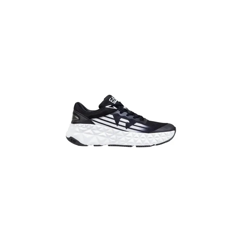 EA7 Schwarz Polyester Slip On Sneakers für Männer