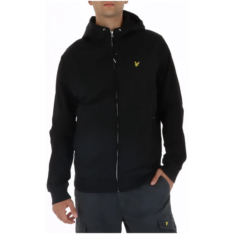 Lyle and Scott Männer Blaues Sweatshirt mit Kapuze und Reißverschluss